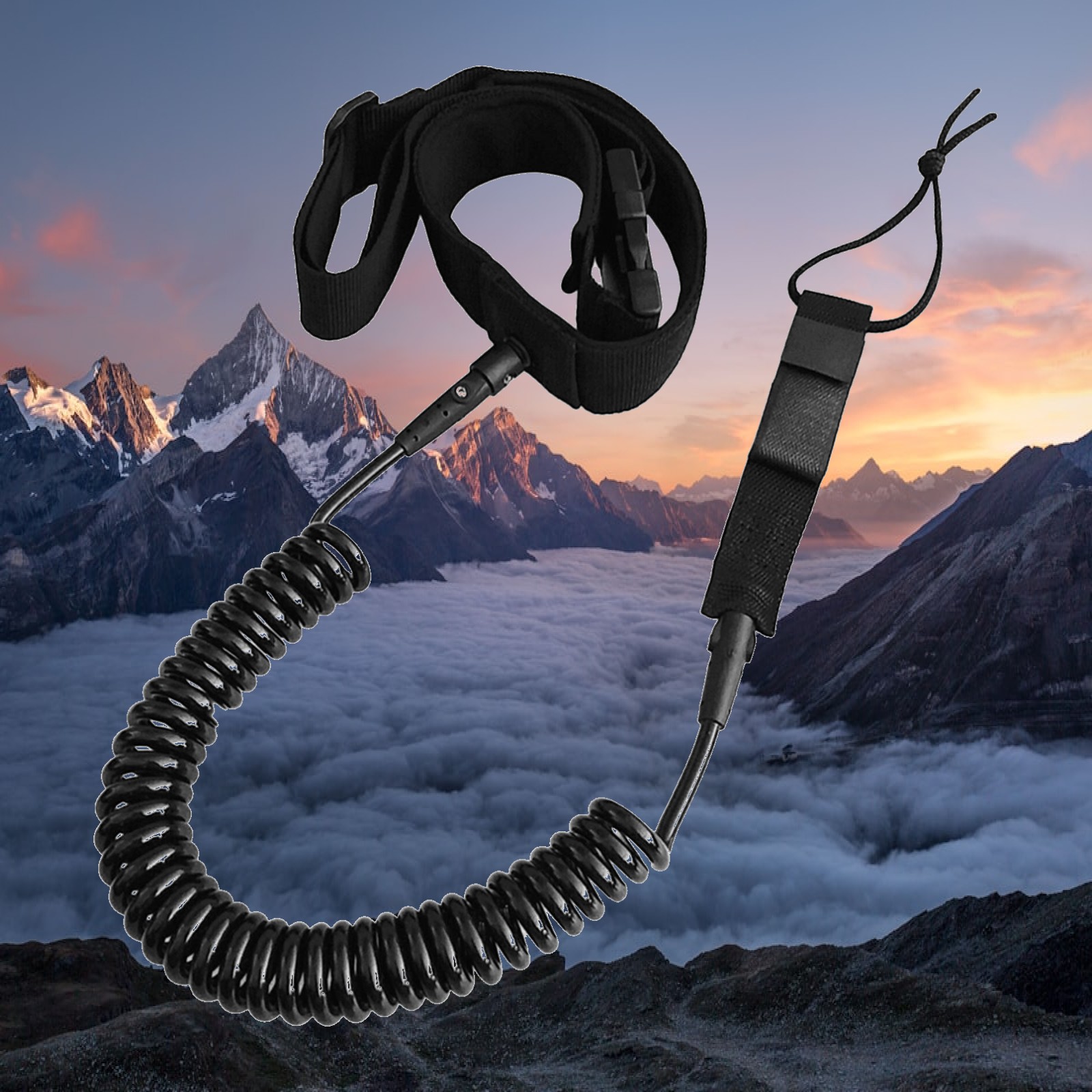 Stand Up Paddle Leash - Tali SUP Melingkar Tahan Lama TPU