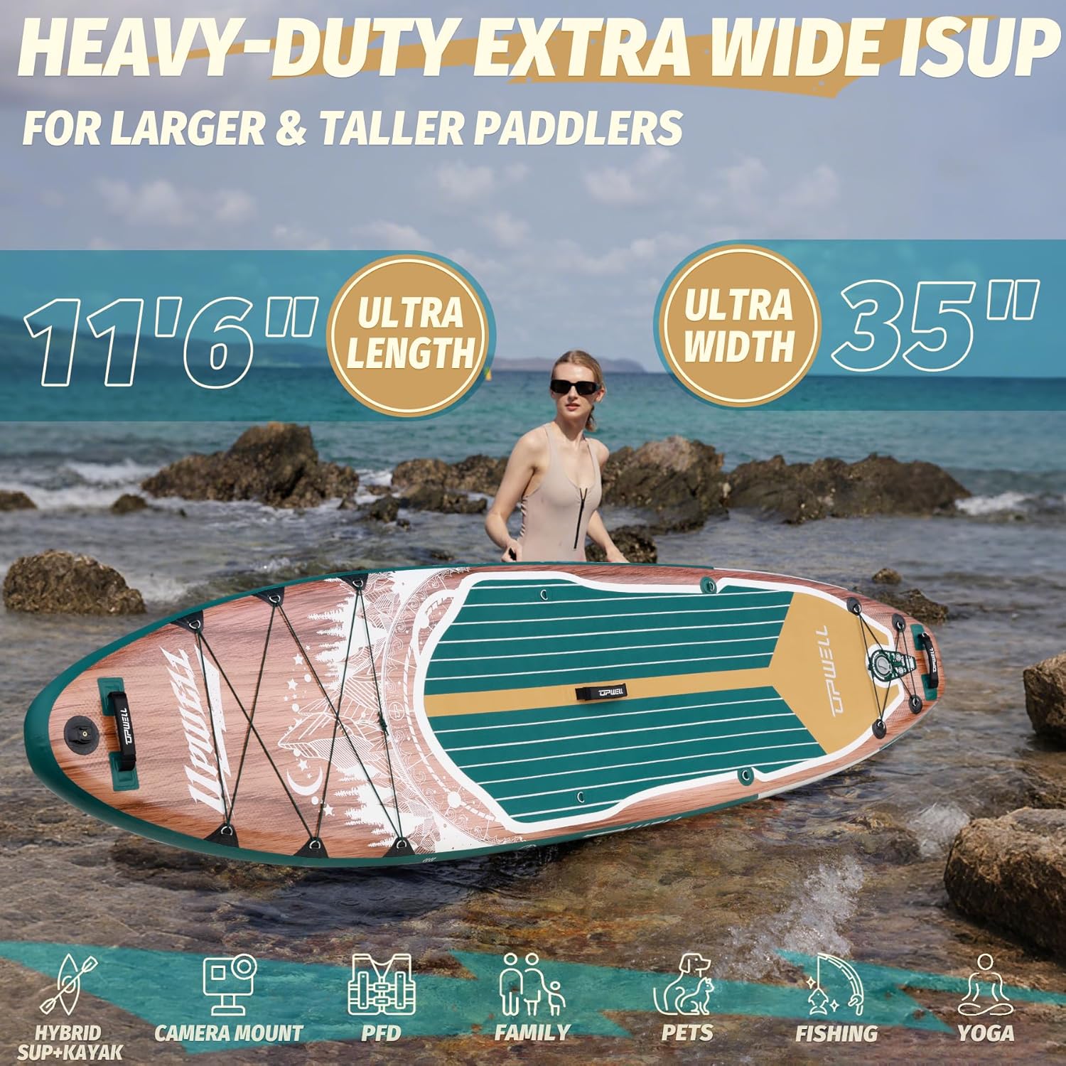 Papan Dayung Tiup (SUP) 10'6