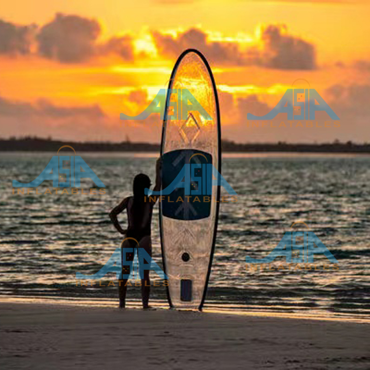 Papan Selancar Transparan Crys - Stand Up Paddle Leash ulasan dan harga