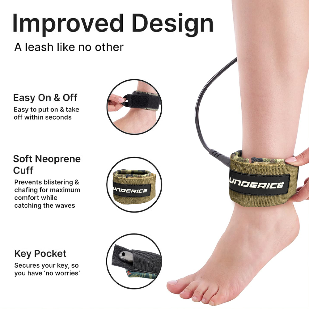 Tali Pengikat Papan Selancar U - Stand Up Paddle Leash ulasan dan harga